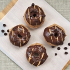 Skinny Peanut Butter Donuts: Chocolate Covered and Baked!